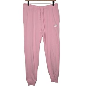 Nike Sportswear Club Fleece Womens Pink Jogger Sweatpants Size Large